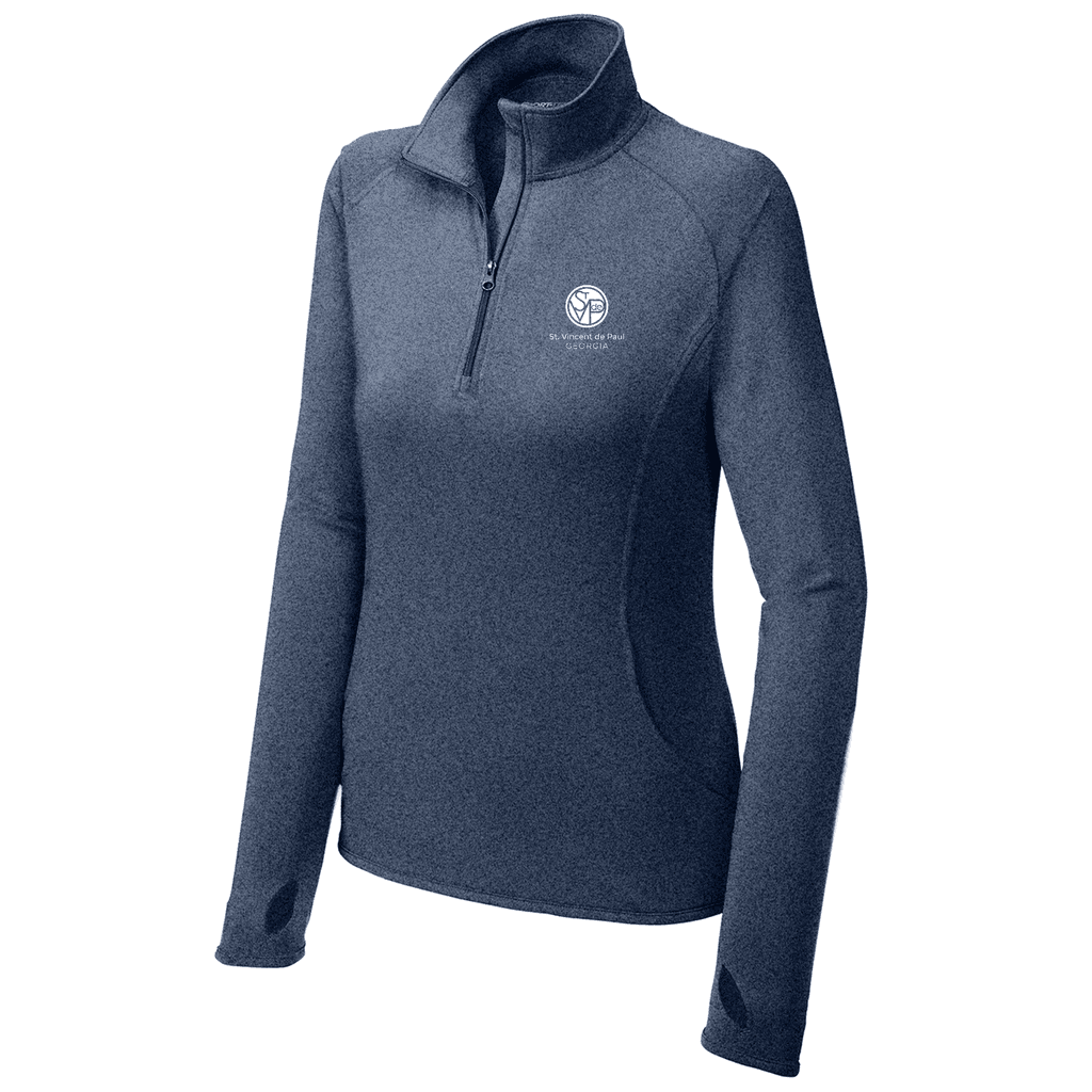 Sport-Tek® Women's Sport-Wick® Stretch 1/4-Zip Pullover