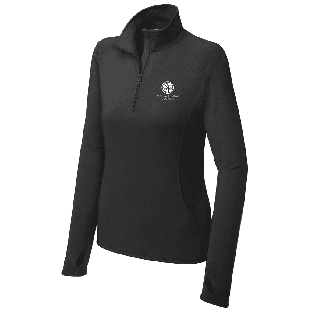 Sport-Tek® Women's Sport-Wick® Stretch 1/4-Zip Pullover