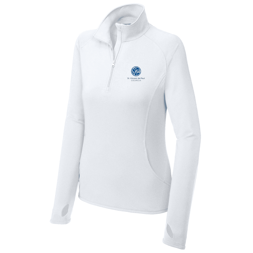 Sport-Tek® Women's Sport-Wick® Stretch 1/4-Zip Pullover