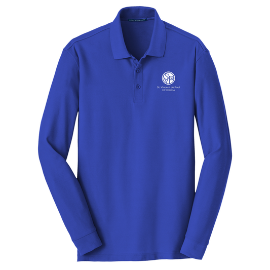 Port Authority® Long Sleeve Core Classic Pique Polo