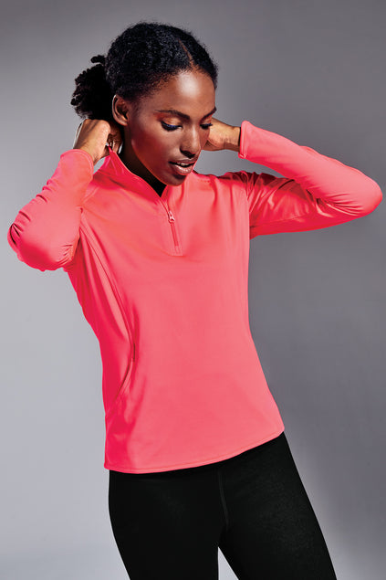 Sport-Tek® Women's Sport-Wick® Stretch 1/4-Zip Pullover