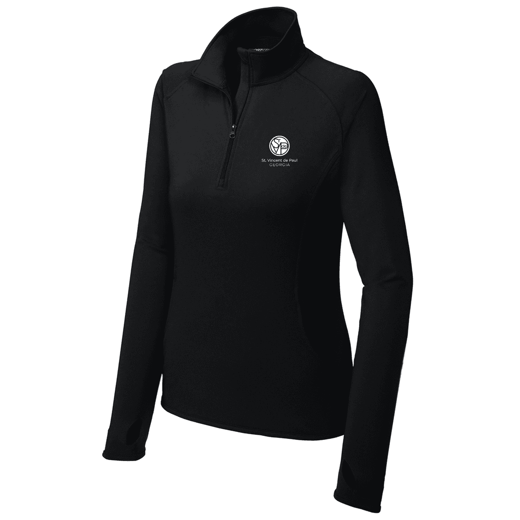 Sport-Tek® Women's Sport-Wick® Stretch 1/4-Zip Pullover