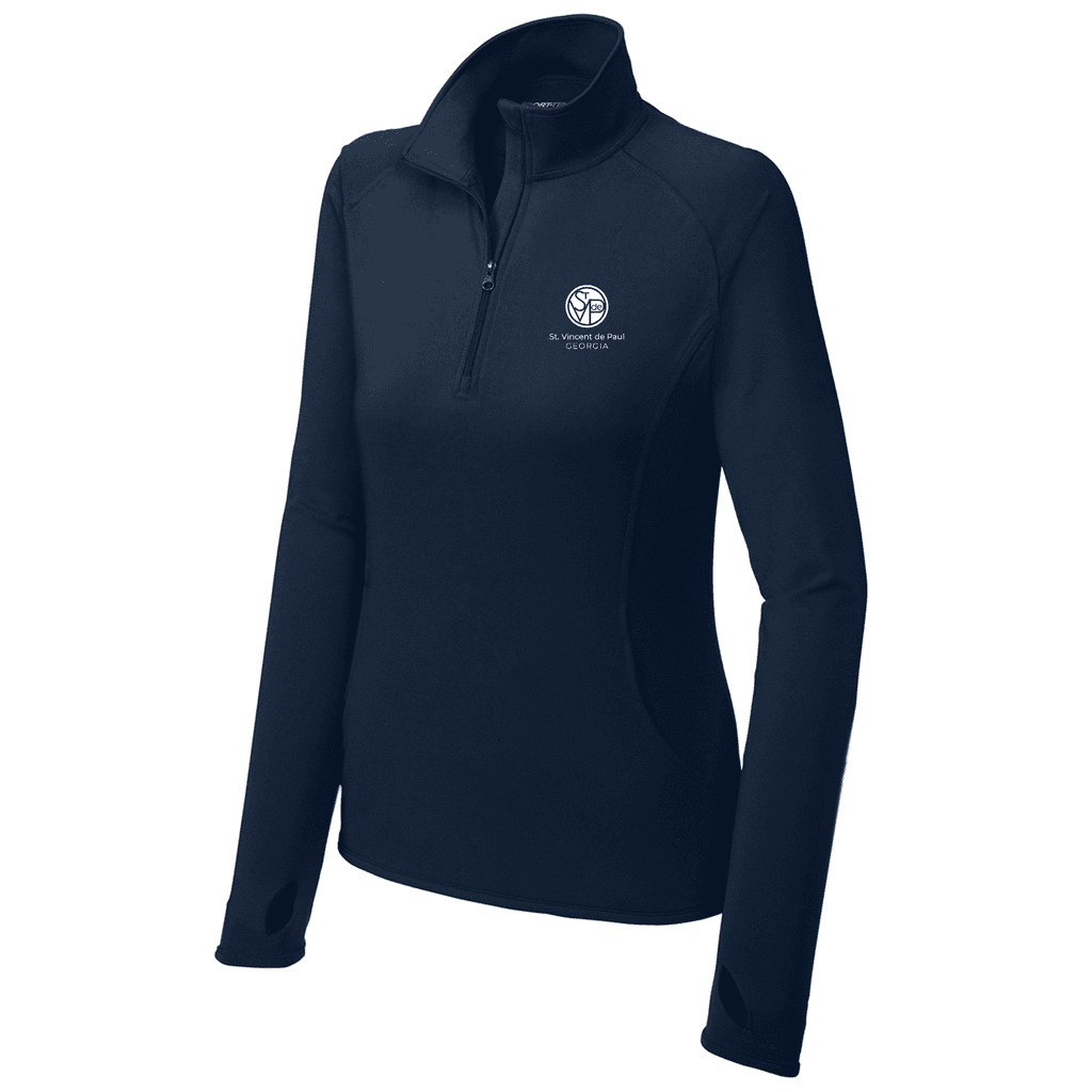Sport-Tek® Women's Sport-Wick® Stretch 1/4-Zip Pullover
