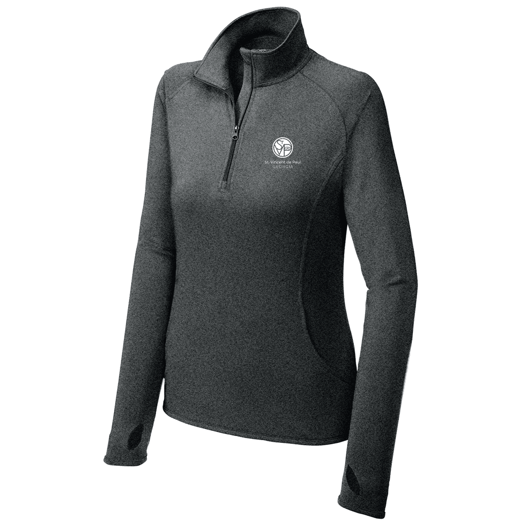 Sport-Tek® Women's Sport-Wick® Stretch 1/4-Zip Pullover